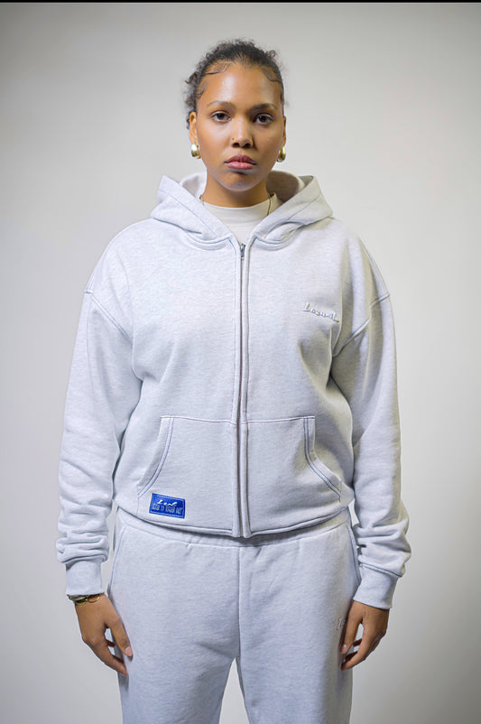 Lazurite Basic Zipper - Grey